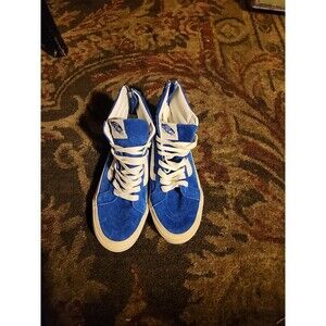 Vans‎ SK8-Hi Slim Zip Scotchgard Blue Suede Sneakers Shoes Mens 4 Women's 5 1/2